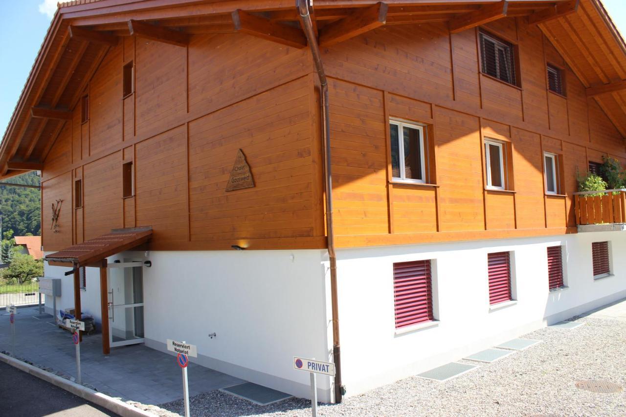 Chalet Gousweid- Mönch Apartment Wilderswil Exterior foto
